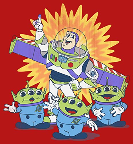 Image of Girl's Toy Story Buzz Lightyear and Aliens T-Shirt