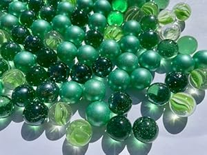 Fairy Tail & Glitzer Fee 100 Murmeln Grün