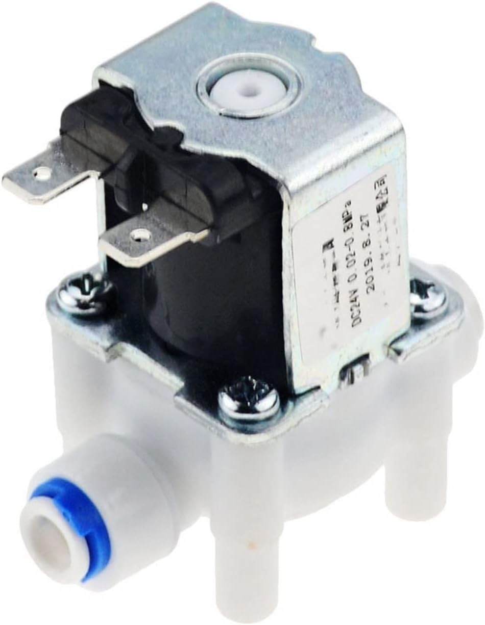 TREDSWQCV Valve Normally Closed Electric Solenoid Magnetic DC 12V Water Inlet Flow Switch 1/4" 24V 220V Controller Dispenser (Voltage : 12V)(DC 12V)