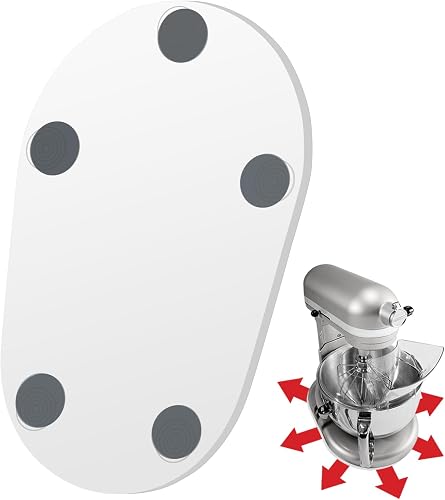 Mixer Slider Mat for KitchenAid Stand Mixer 6-8 QT Bowl Lift, 7 QT Stand Mixer Slider Compatible with KitchenAid Mixer Slider 5.5 QT Pro 5 Plus