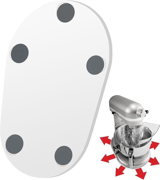 MIMORE Mixer Slider Mat for KitchenAid Stand Mixer 6-8 QT