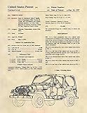 Patent Prints - Jeep Wrangler - Jeep Wall Art - Patent Art Poster (8.5 x 11) - 271