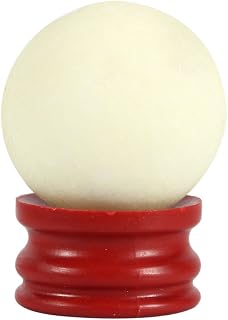 Stone Ball, Fluorite Stone 35MM, White Stone Ball Green Luminous Stone Ball Glow In The Dark Stone With Base