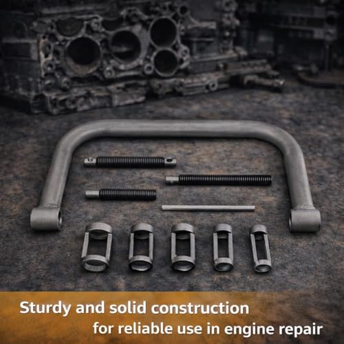 Ventilfederspanner 10-teiliges Kit 5 in 1 tragbar für Autos Vans Fahrzeuge Motorräder Benzin- und Dieselmotoren Werkstatt-Reparatur-Werkzeug-Set KATSU 450340