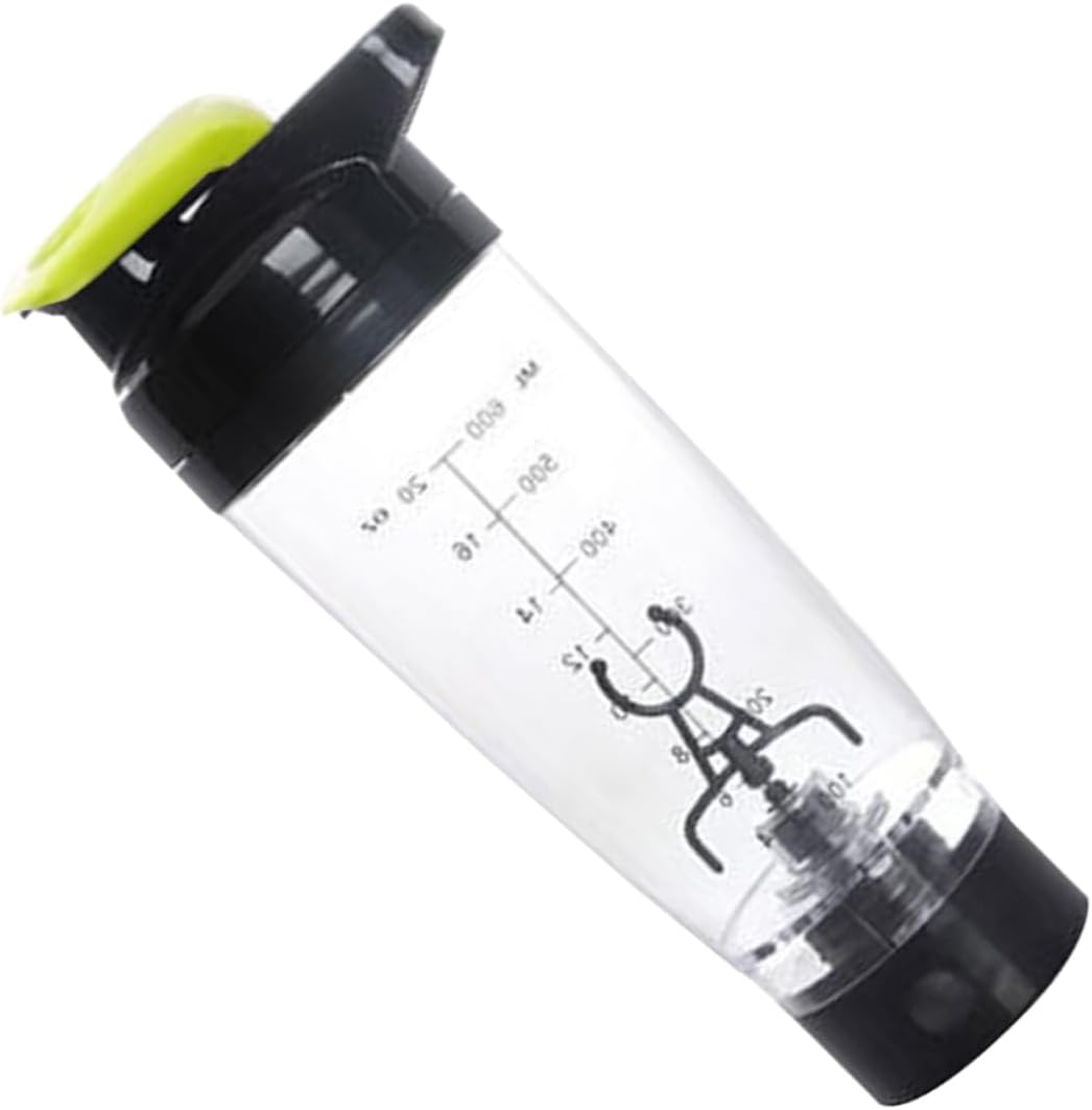 TIDTALEO Portable Tornado Mix Bottle Electric Mixing Cup Protein Shaker Bottle Blender for Smoothie