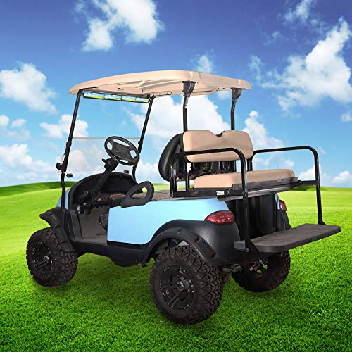 10L0L Universal Golf Cart 4 Panel Mirror For Ezgo Club Car Yamaha, Eliminate Blind Spots Rear View Mirror #TOP1