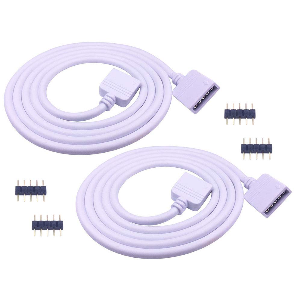 Connettore Rapido Striscia LED RGBW Larga 12mm Connettore Angolare a Banda LED 5 pin Cavo