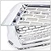 DNA MOTORING GRLDDENU-GMCSIE14-CH Front Bumper Grille Guard [for 14-15 GMC Sierra 1500],Chrome
