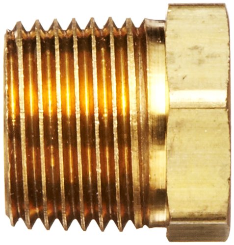 Robert Manufacturing R209 Series Bob Brass Adapter, 3/8" NPT Male x 1/4" NPT Female,Brass