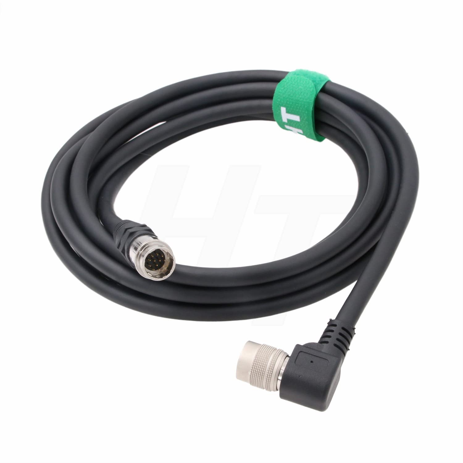 HangTon Right Angle Extension Cable Hirose 12 Pin Female to 12 Pin Male Connector for Sony XC-HR50/70 DXC990 Hitachi Panasonic Camera Remote Control (5)