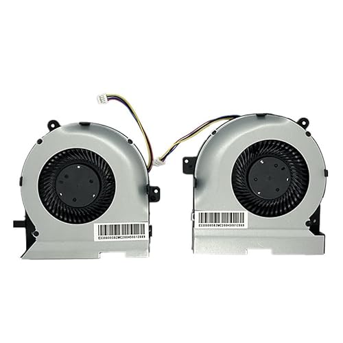 ROEDE Ventilador de Nueva CPU Compatible con ASUS GL502 GL502VS GL502VSK GL502VY, Enfriador de 13,5mm de Espesor (Color : 13.5MM Thick Pair)