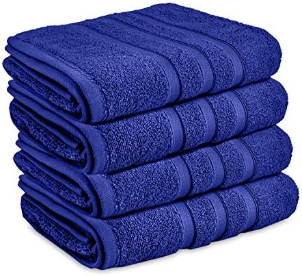 FAIRWAYUK Towels - Premium Bath Sheet Towels 2 Pack - 80x140cm - Ultra Soft 100% Egyptian Cotton, Highly Absorbent Quick Dry Extra Large Bath Sheets, Hotel Quality Towels, White
