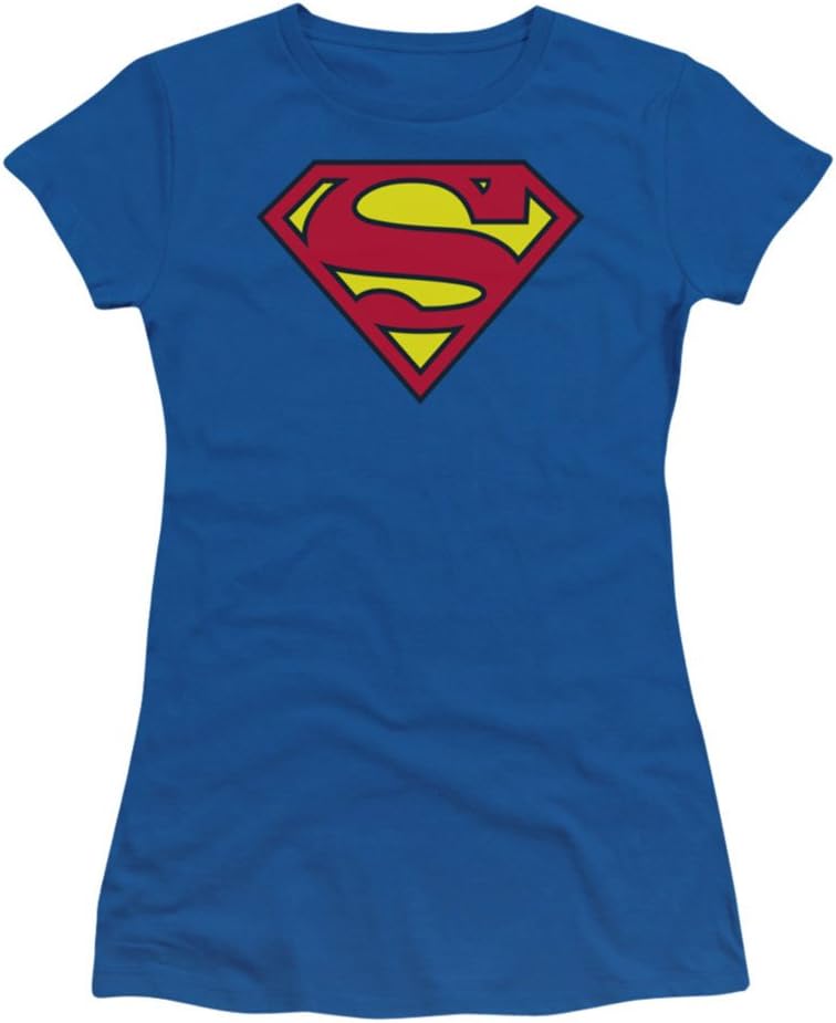 Juniors: DC Comics - S Shield Juniors (Slim) T-Shirt Size L