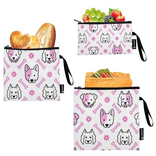 Bolsas reutilizables para snack de 3 piezas HXshaoye miniatura 2