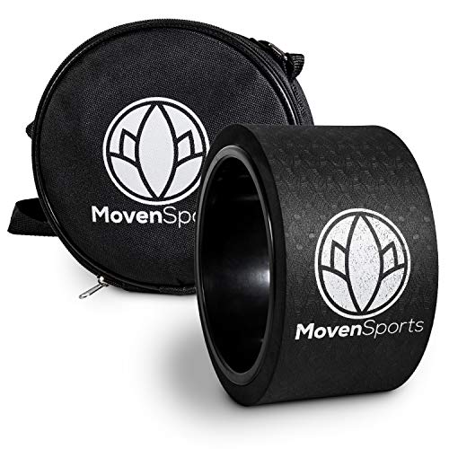 MovenSports - Small Yoga Wheel Set with Thicker Padding - Includes Carry Case