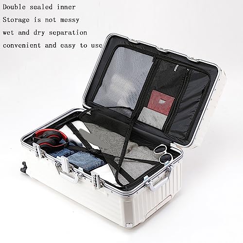 34-inch Hard Luggage with USB Interface 360° Shock-Absorbing and Silent Universal Wheels, Suitable for Traveling (Black 24 inches)3