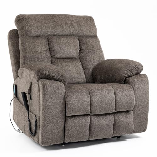 Image of Oversized Power Lift Recliner for Big & Tall 400lbs, 26 inch Wide Seat