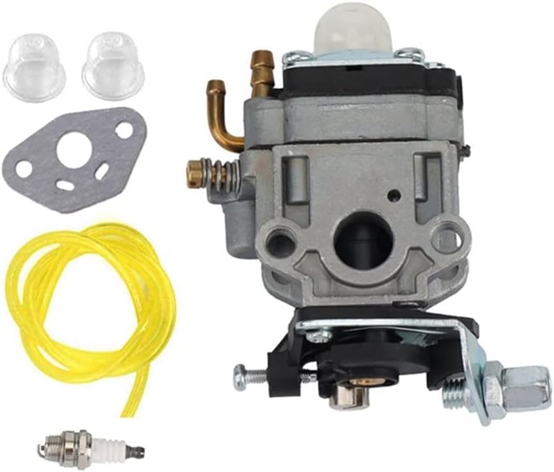 YAEGER 10mm Carburetor Carb Kits Replacement Fit for Weedeater 1E34F 1E36F TU26 TL26 Brush Cutter 26Cc 33Cc Fuel Hose Replace 6 Pcs