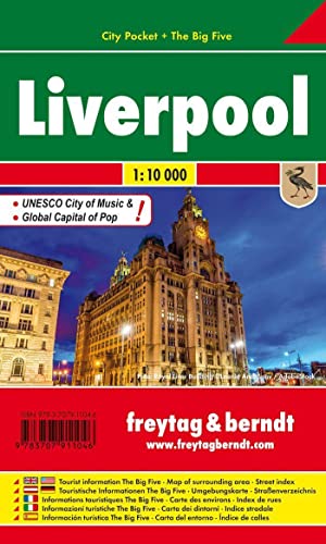 Liverpool 1:10.000: Stadskaart 1:10 000