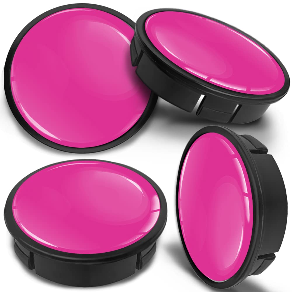 60mm Wheel Centre Caps Set of 4 – Black ABS Plastic Alloy Wheel Hub Caps Replacement – Push Fit Car Wheel Centre Caps – Multiple Designs (CX 0) — view 16