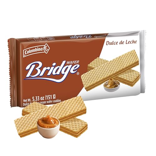 Colombina Dulce de Leche Wafer Bridge, 5.33 oz (Pack of 1)
