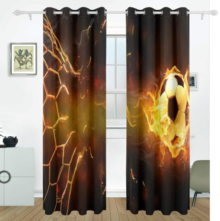 Draperies à oeillets rideau opaque isolant thermique pour salon noir - 2