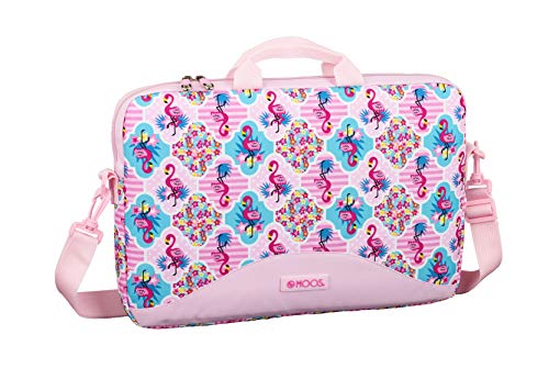 Moos Flamingo Pink Oficial Funda Para Portátil De Hasta 15,6' 340x180x150mm