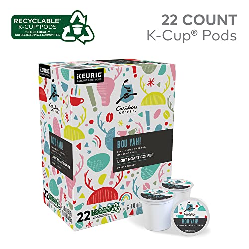 Image of Caribou Coffee Bou-Yah, Keurig Single Serve K-Cup Pods, 22 Count