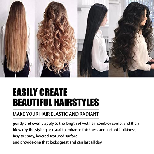 Fluffy Volumizing Hair Spray, Hair Mousse for Volume Fine Hair,Spritz Hair Holding Spray,Hairspray Strong Hold,Nourishing Shine Hair Care, Hair Styling Products for Women and Men,100ML (1) - Image 4