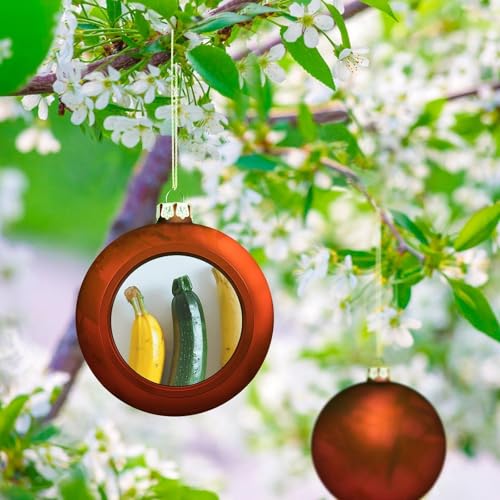 Boules de Noël courgettes et bananes rouge éclatant cadeau idéal - 7