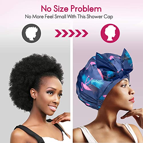 Eagool Cuffia da doccia impermeabile, 2 Pack