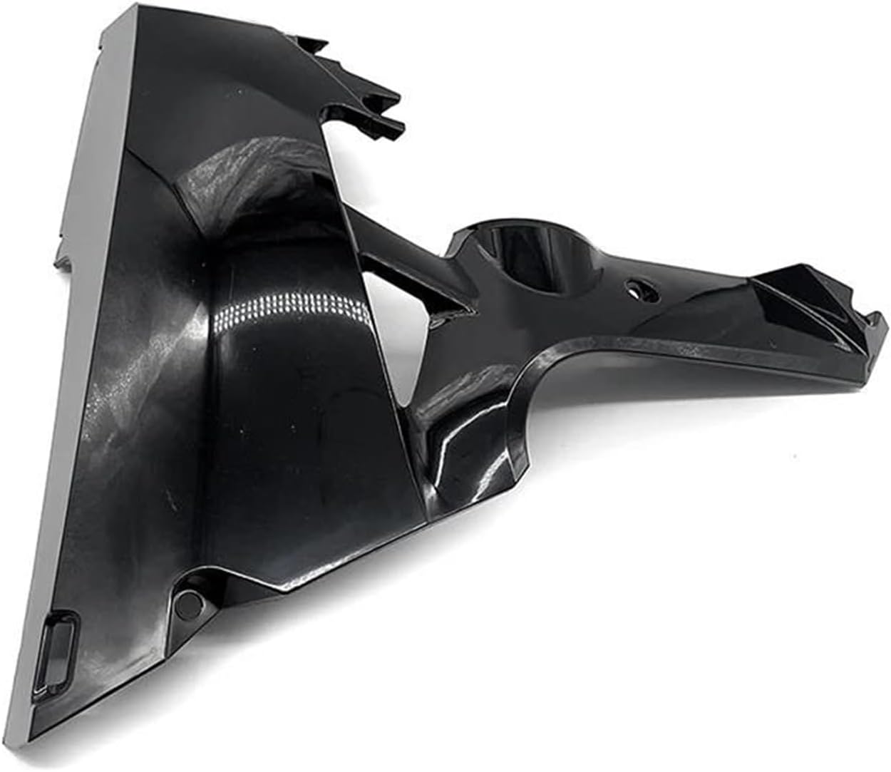 Motorcycle Fairing Winglet Motorcycle Unpainted Engine Lower Spoiler Left Right Frame Side Cover Fairing Belly Pan For CBR650R For CBR650 R 2024-2025 Aerodynamic wing spoiler(Unpainted-Left)