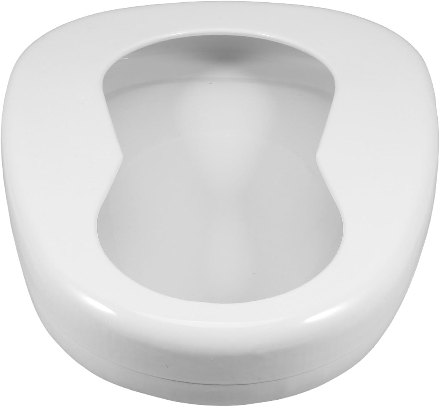 FUOYLOO Enamel Bedpan for Bedridden Patients Urinal Pot Portable Bedside Toilet for Elderly Men Women Nighttime Use Nursing Care