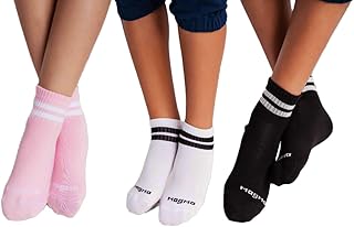 ماجما شرابات قطن بطول الكاحل للاطفال من الجنسين، عبوة من 3 قطع