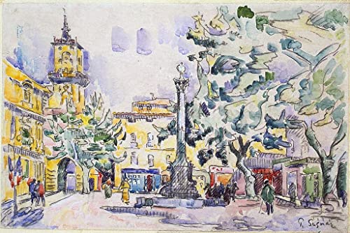 Poster toile Paul Signac 50x70 cm pour habiller un mur de bureau ou hôtel