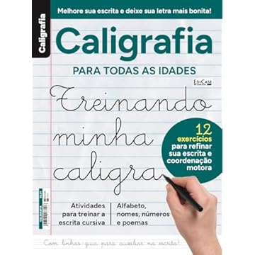 Capa do livro Caligrafia 1 + Lápis de brinde: Para todas as idades