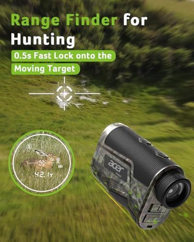 image for Acer Hunting Range Finder with Slope, 800 Yards Range Finder for Hunti