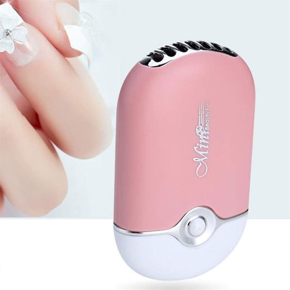 Feugole Eyelash Fan for Extension , Mini USB Lash Dryer Fan for Eyelash Extend Rechargeable Electric Handheld Fan
