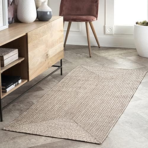 NuLOOM Wynn Braided Indoor/Outdoor Runner Rug, 2' 6" x 6', Tan