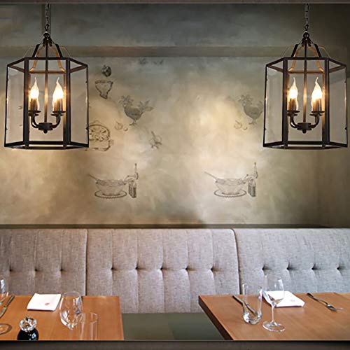 Lustre rétro nordique E14 pour éclairage de table industrielle