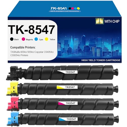 Cartouche de toner TK-8547 pour imprimante TASKalfa 5054ci noir et couleur