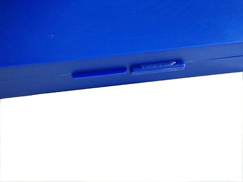 Miniatura 6 de Caja de microscopio deslizante de 50 lugares, azul, verde, naranja, blanco (paquete de 4)