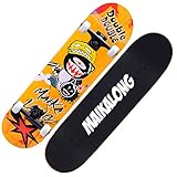 Skateboarden 7A Maple Plus Spezialpaket Allgemeines Longboard Für Erwachsene, Jugendliche Und Kinder Cruiser Kompressions- Und Rissbeständigkeit (Color : D, Size : 79 * 20CM)