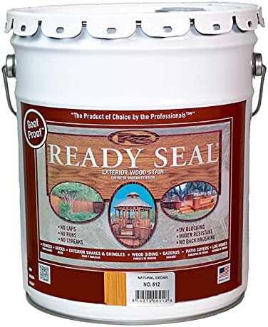 2-Pack of 5 gal Ready Seal 370045 Natural Cedar Exterior Stain & Sealer for Wood