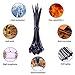 600pcs black Standard Self-Locking Nylon Cable Zip Ties Assorted Sizes 4/6/8/10/12 Inch with cable mount
