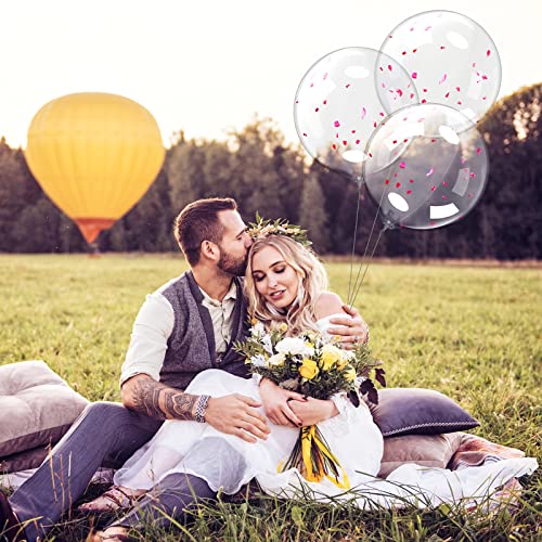 100 Pcs Clear Balloons 24 Inch Bubble Bobo Balloons Stuffing Transparent Round Balloons Kids' Party Balloons For Christmas Wedding Diy Birthday Party Indoor Outdoor Decorations #TOP4