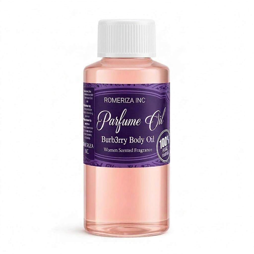 ROMERIZA INC. 16 Fl Oz Burb3rry Perfume Body Oil Fragrance for Women Scented Fragrance - Our Interpretation Essential Oils for For Home & Best for Gifts, Multi Use Oil Gifts