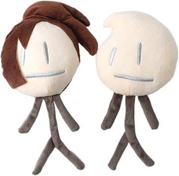 Anime Plush Stuffed Pillow Evil Leaf/Loser/Lollipop/Cake/Stone/Jelly Game Character Throw Pillow Plushies Cuddle Figure Soft Cushion Home Sofa Decoration 15-30cm5.9-11.8in