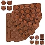 🍫Einfach zu verwenden: Diese Schokoladenform ist sehr kinderfreundlich, die spezielle Oberfläche macht das Herausspringen von Süßigkeiten bemerkenswert einfach, und Ihr Kind oder Ihre Familie kann problemlos Schokolade oder andere Produkte herstellen, um das Glück und das Erfolgserlebnis des Kindes zu steigern.