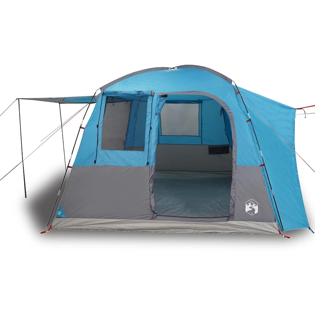 Tenda da Auto 4 Persone, Impermeabile e Antivento, con Collegamento Elettrico, Design a Doppio Ingresso, per Campeggio e Viaggi, Blu, 314 x 314 x 240 cm